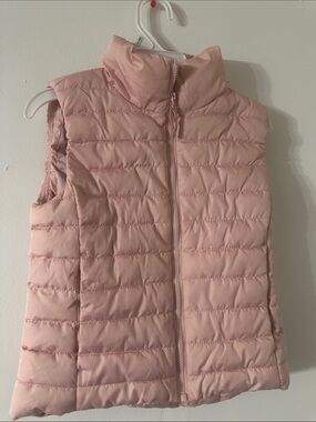 Old Navy Pale Pink Quilted Vest size 8